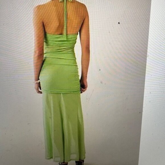 Nightcap Green Mesh Mermaid Dress, Sz S - Picture 3 of 7